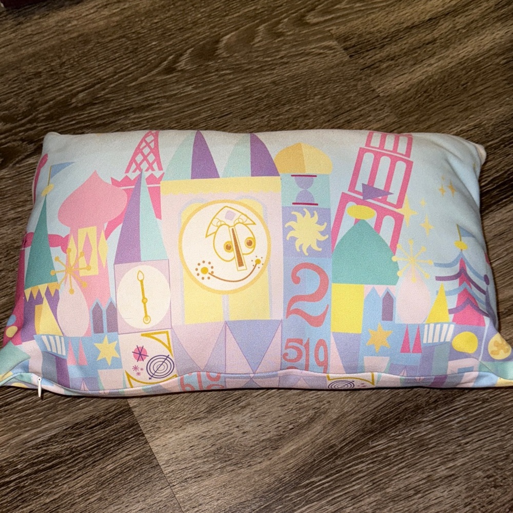 Custom Made Disney It’s A Small World Decorative Pillow